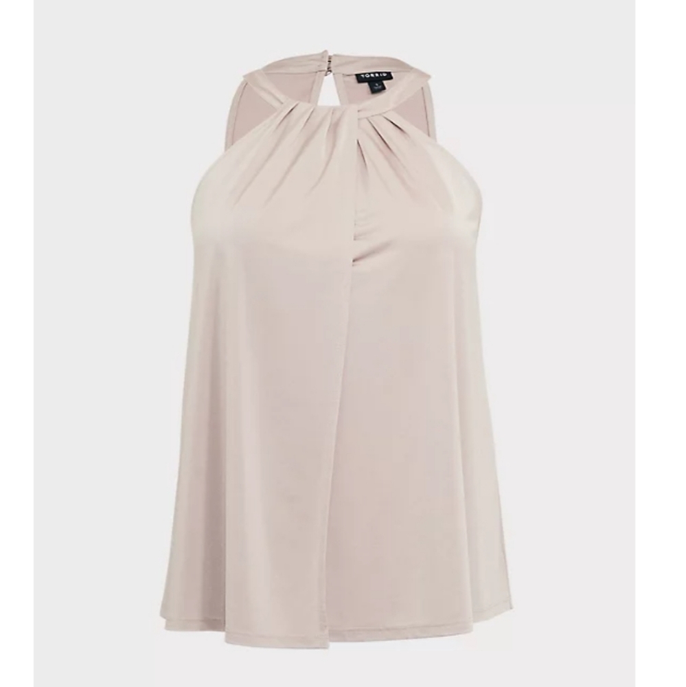 Torrid Champagne Studio Knit Goddess Tank